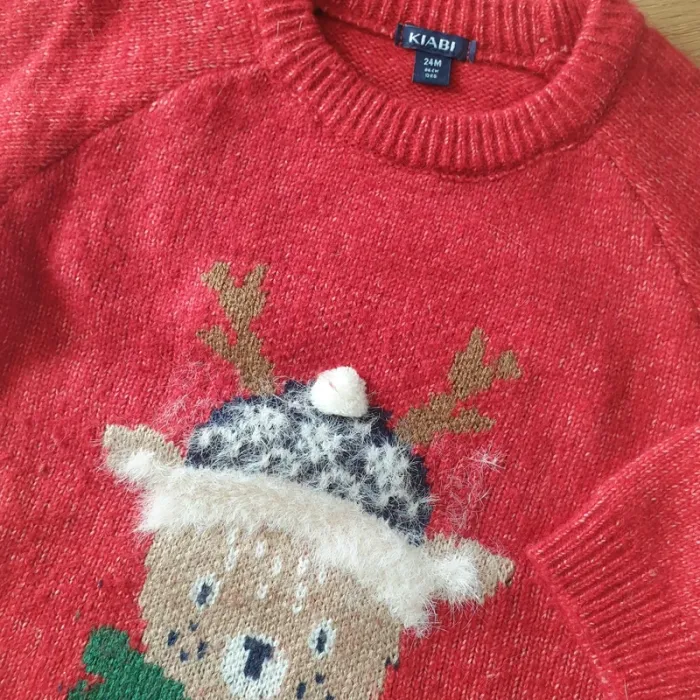 🤍 Pull avec motifs fantaisie 24 mois Kiabi #emyfleury_24moismixte - photo numéro 2