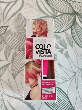 L'oréal paris colovista washout hotpink hair 80ml à utiliser 12 mois après ouverture