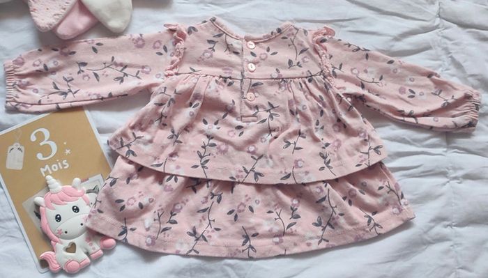 T-shirt manches longues bébé fille 3 mois - photo numéro 4