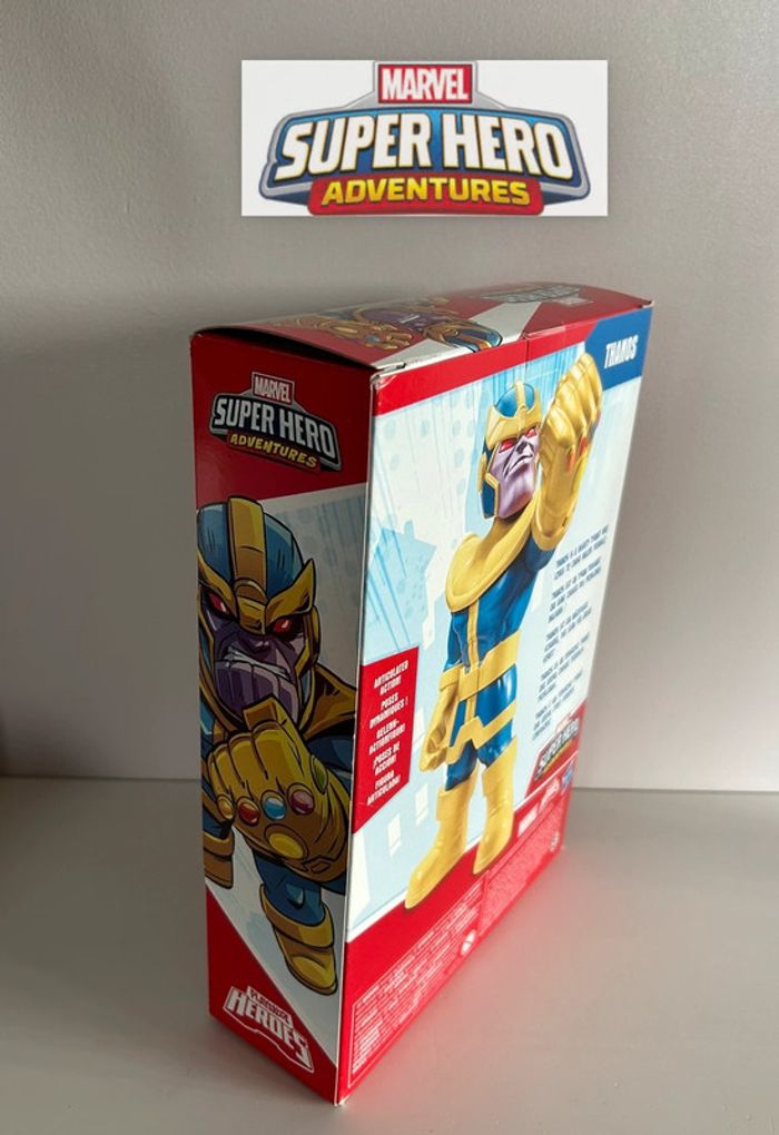 Avengers Marvel Super-Hero Adventures Figurine: Thanos ( Neuf sceller) - photo numéro 9