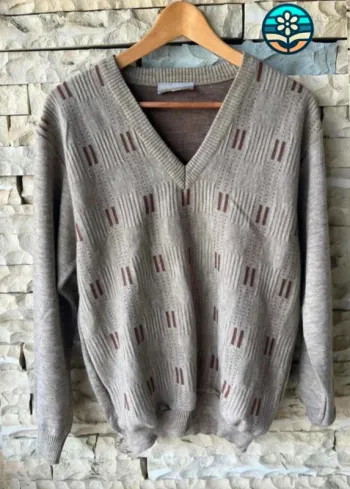 Superbe pull  vintage  en  laine  oversize mixte - Taille L (ou  M oversize)