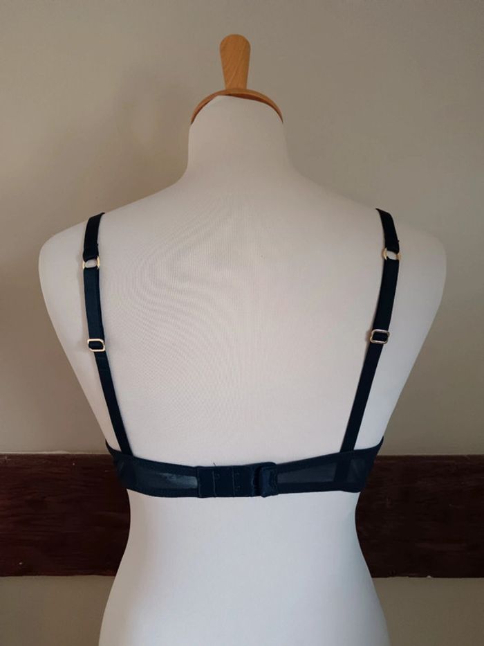 Soutien gorge triangle tulle bleu marine Monoprix - photo numéro 6