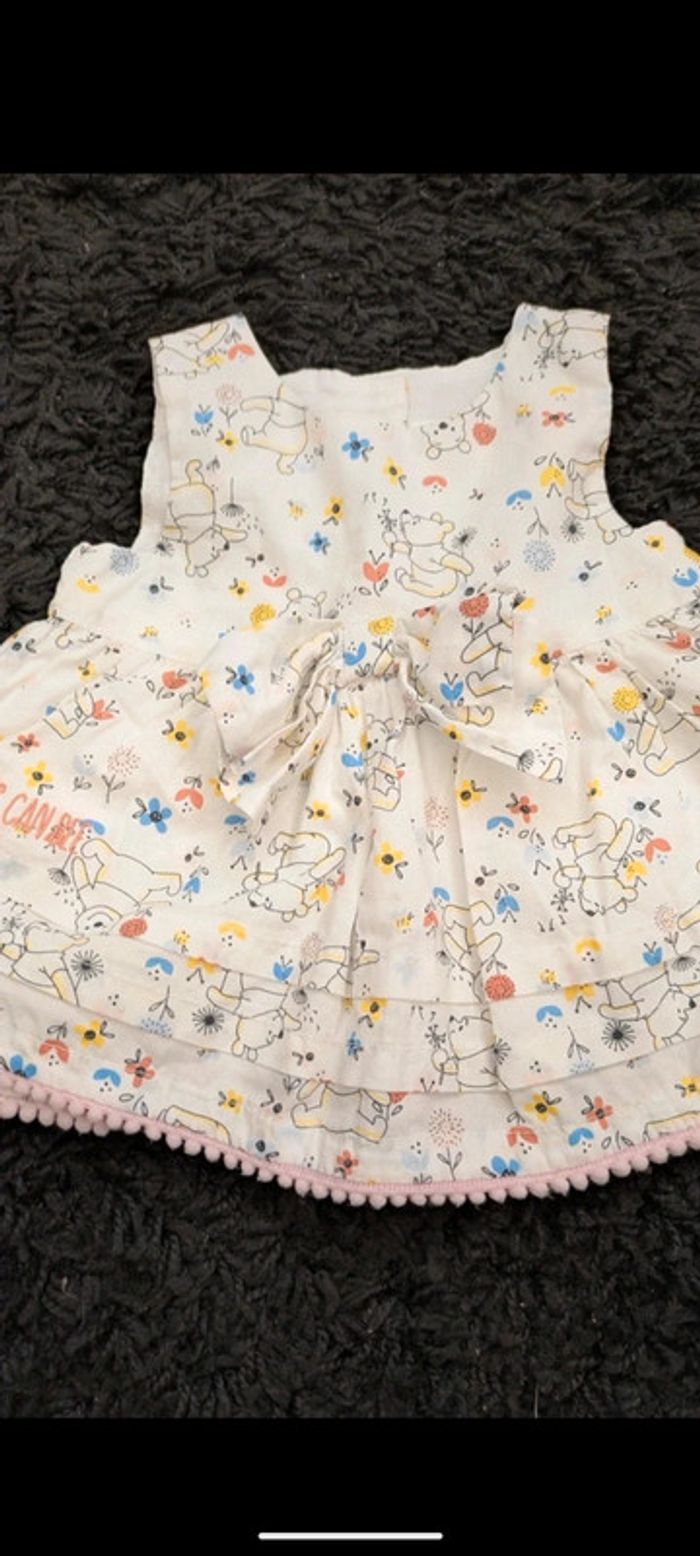 Robe blanche Winnie l'Ourson 6-9m - photo numéro 3