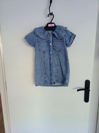 Robe en Jean col  Zara 3/4 ans