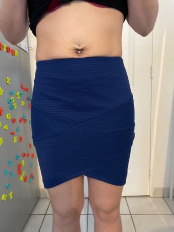 jupe bleu