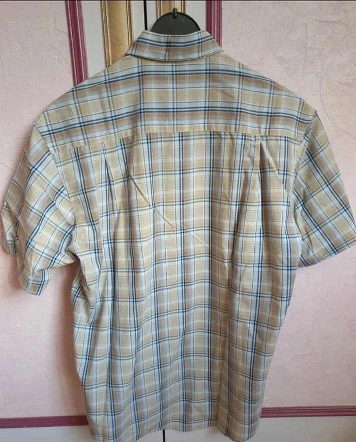 Chemise à carreaux bleu en T.M (TBE) - photo numéro 7