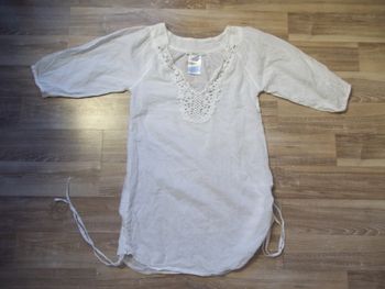 Tunique voile de coton blanc Esmara 36 (TS1)