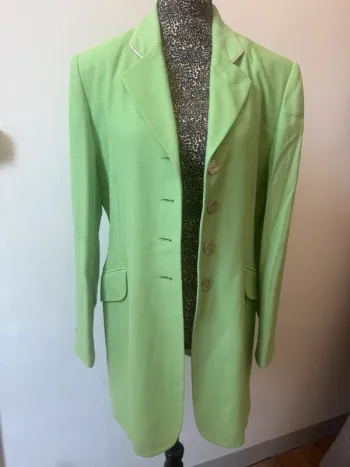 Blazer Curling – Taille 38 – Vert pomme avec épaulettes