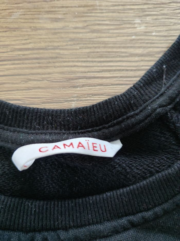 sweat noir Camaïeu - photo numéro 3