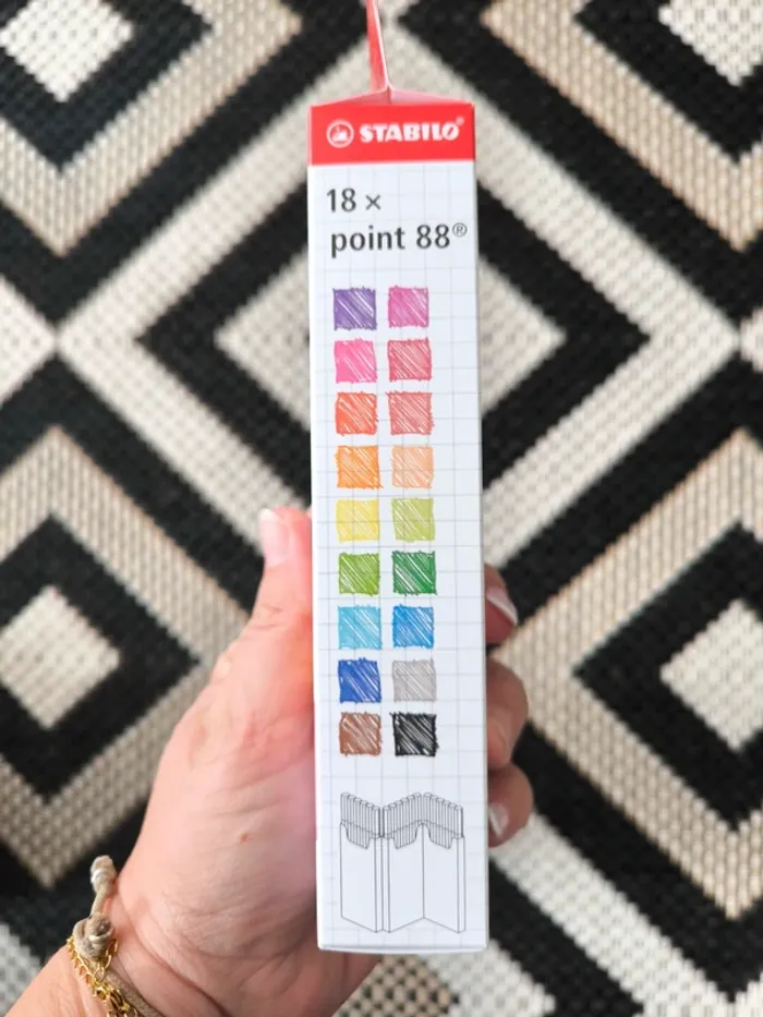 Lot de 18 feutres Stabilo point 88 – Neuf - photo numéro 2