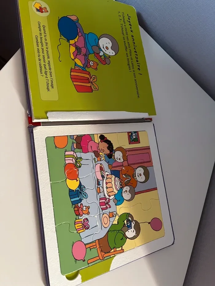 Livre puzzle tchoupi - photo numéro 6