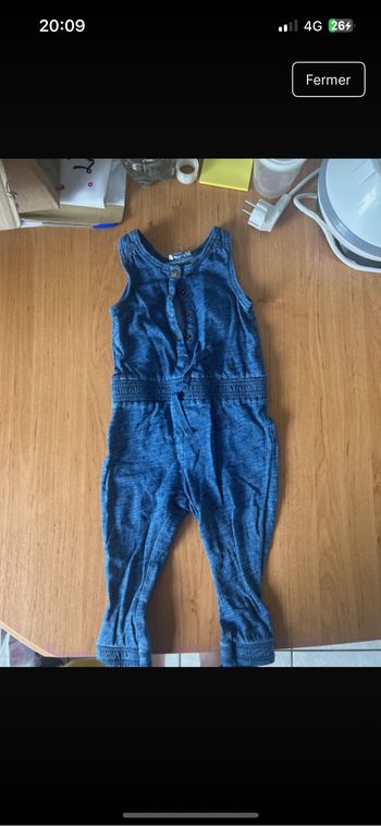 Salopette bébé fille
