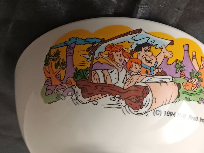 Bol vintage Famille Pierrafeu Hanna Barbera - photo numéro 5