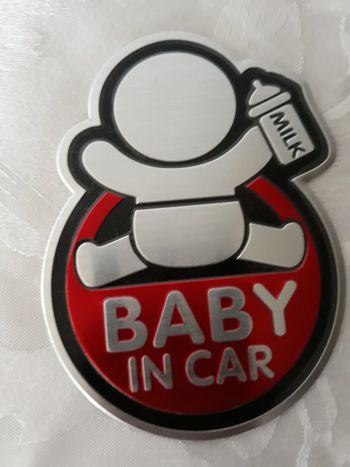 Faby27800 Autocollant "Baby in car" (bébé à bord)