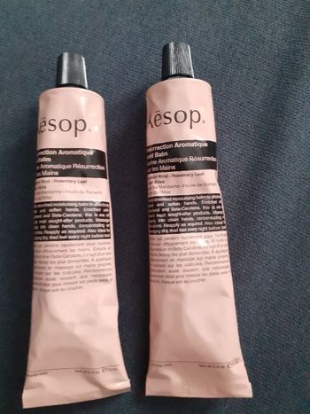 2 baumes aesop soin mains scellé