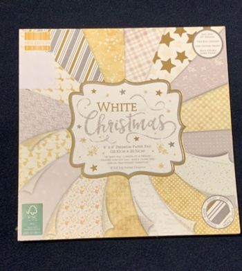 Bloc papier déco Noël 20x20cm First Edition