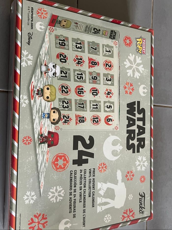 Calendrier neuf de l’avent funko pop star wars - photo numéro 3