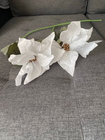 Fleur artificielle décorative x2