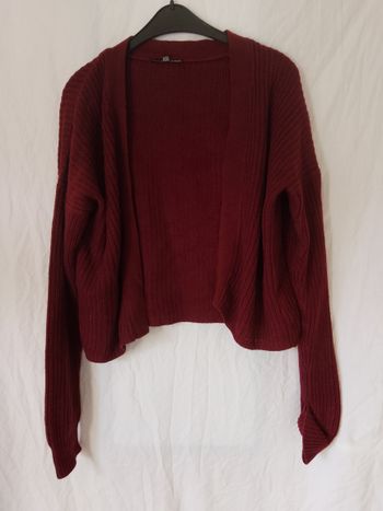 Gilet bordeaux de Tally Weijl