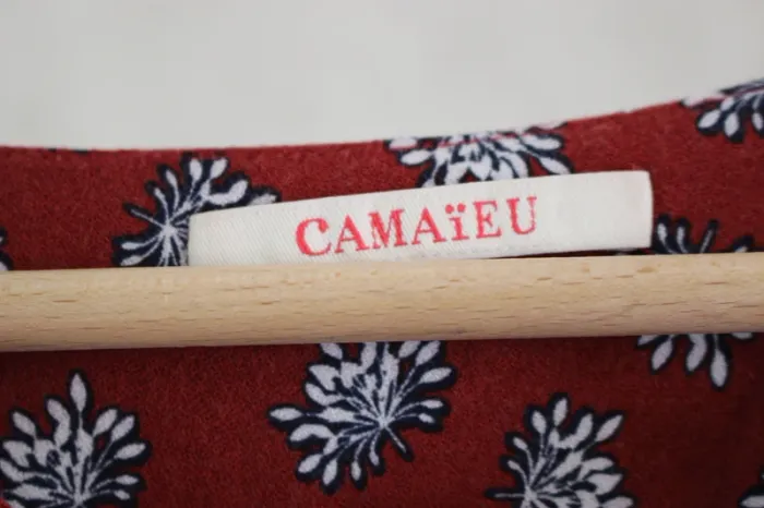 👗 Robe terracota, fleuri, camaieu 📌 - photo numéro 2