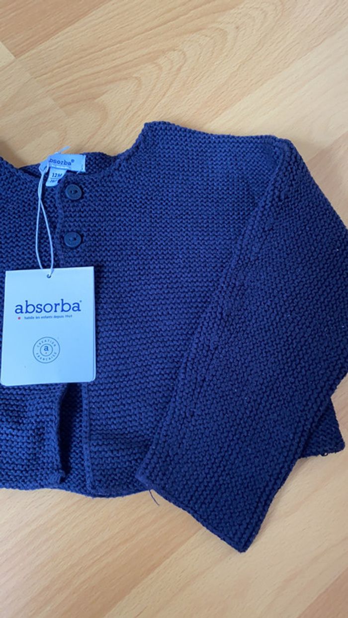 Gilet point mousse absorba - photo numéro 2