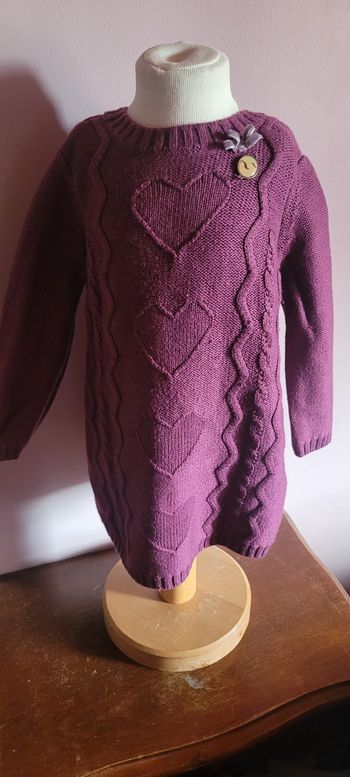 Robe manches longues en laine 