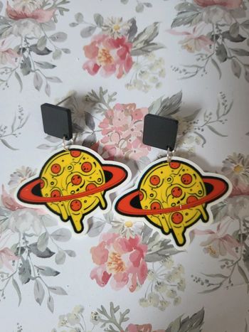 Boucles d'oreilles Pizza Planet Toy Story