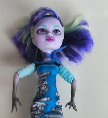 Poupée monster higt  bleu