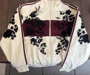 Adidas Originals x ASOS - Veste de survêtement à fleurs brodées