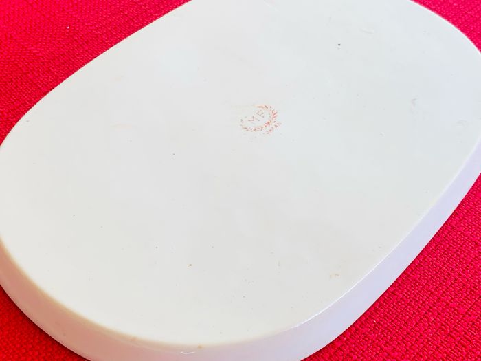 Petit plat bleu en porcelaine japonaise vintage - photo numéro 6