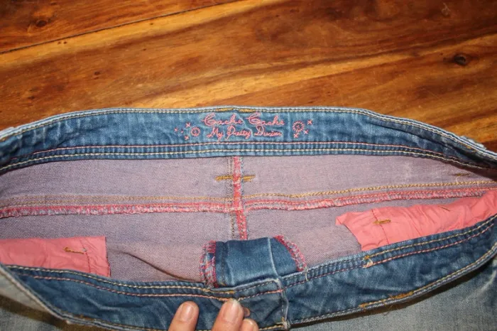 Jupe courte – Jeans Bleu clair – Cache/Cache - 42 - photo numéro 4