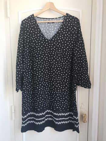 Tunique à motifs manche trois quart taille 42