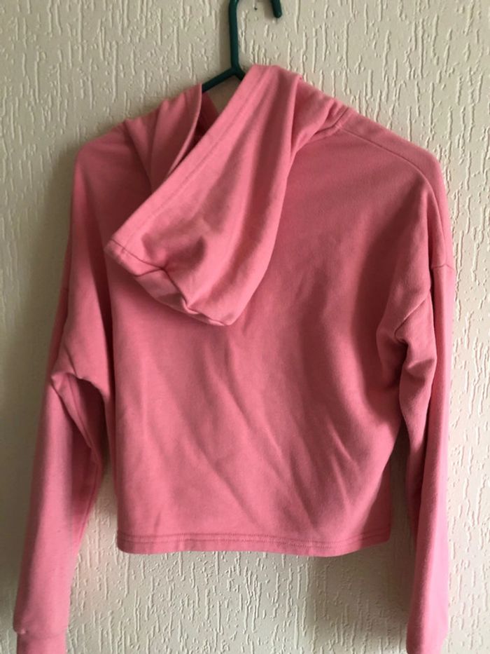 Sweat à capuche rose IKkS M - photo numéro 4