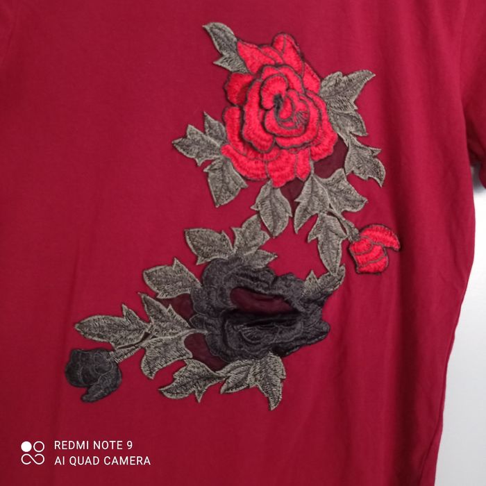 T-shirt bordeaux t36 - photo numéro 2