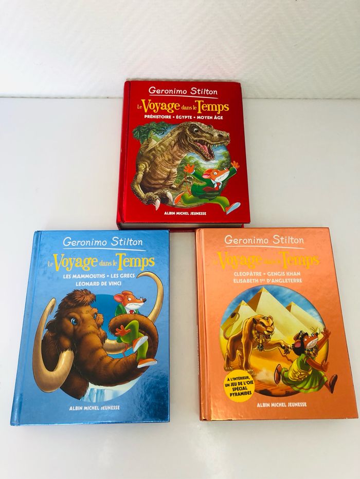 Geronimo Stilton Voyage dans le temps tome 1,3,4
