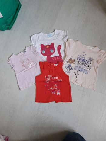 4 tee shirt Mc 3 mois