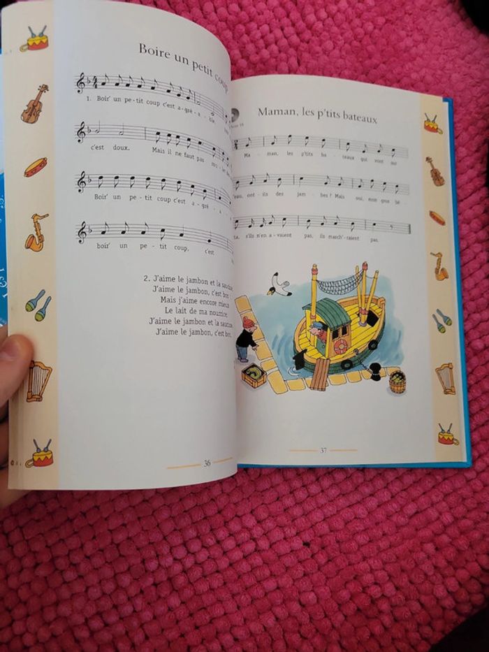 Livre xhanson et ronde avec partition parole et geste - photo numéro 7