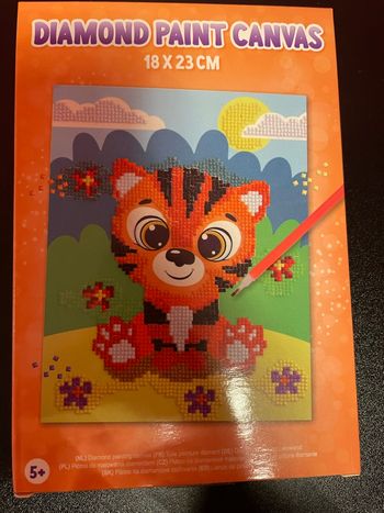 Kit Diamond Painting enfant tigre