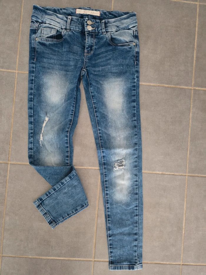 Jean skinny bleu
