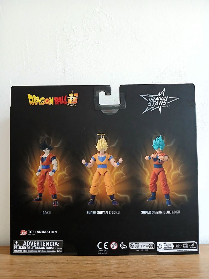 Pack de 3 Figurines Goku Dragon Ball Super Dragon Stars - photo numéro 2