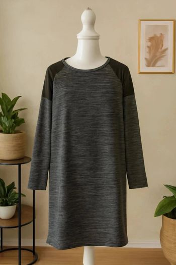 Robe gris & noire - Taille L
