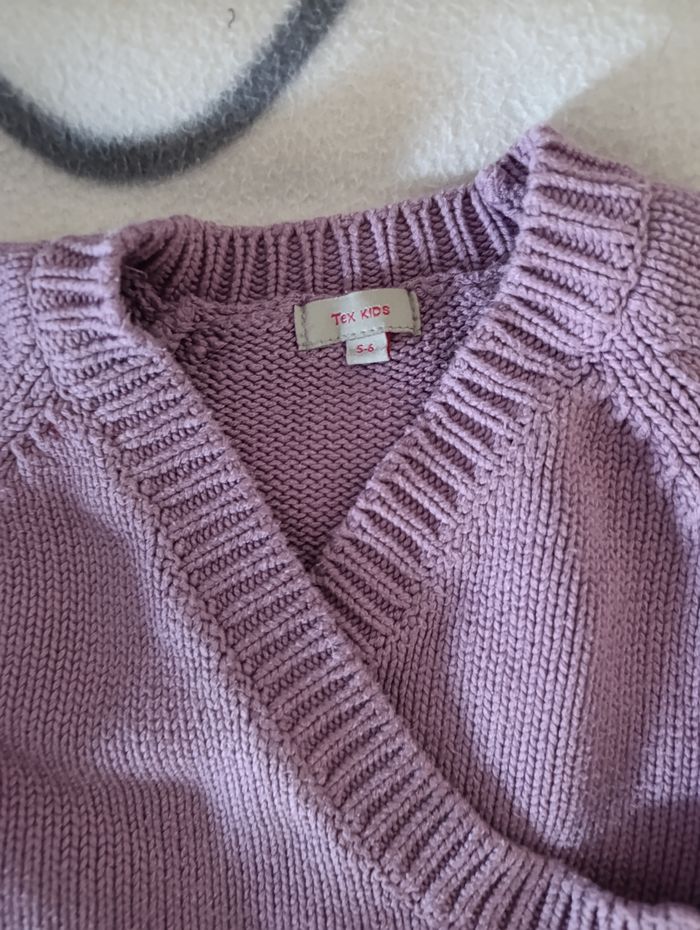 Gilet mauve - photo numéro 3