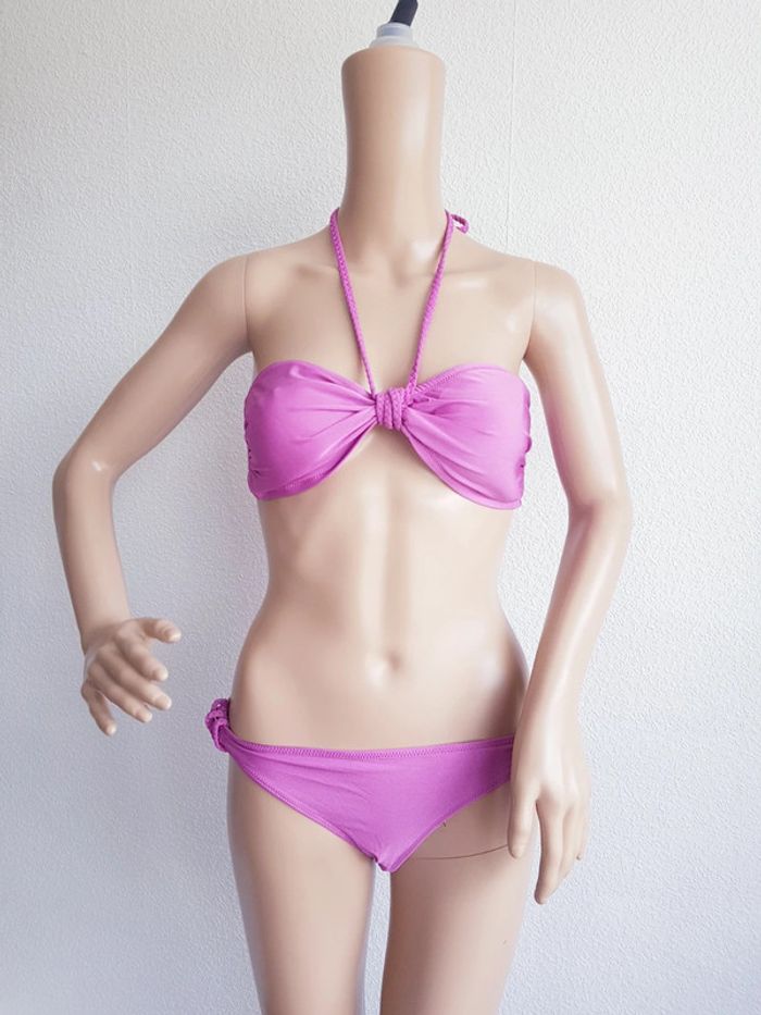 H&M - Ensemble bikini 2 pièces - Rose - Neuf avec étiquette ! - photo numéro 2