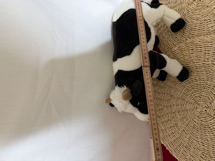 Peluche - Vache noire et blanche - photo numéro 3