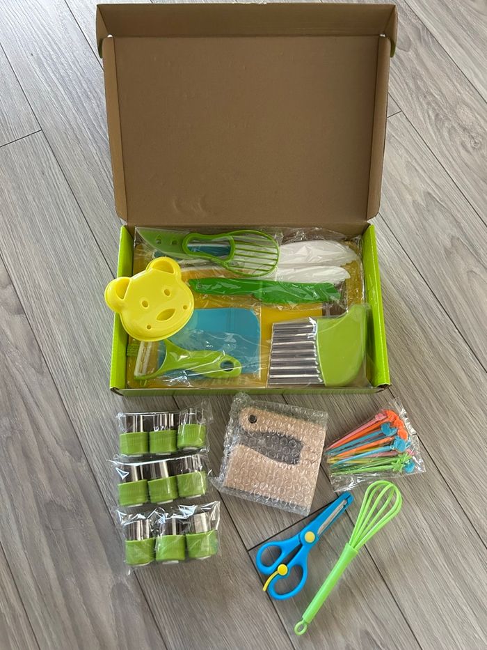 👩‍🍳 Kit de cuisine enfant – 48 pièces – Montessori & ludique ! 🍴