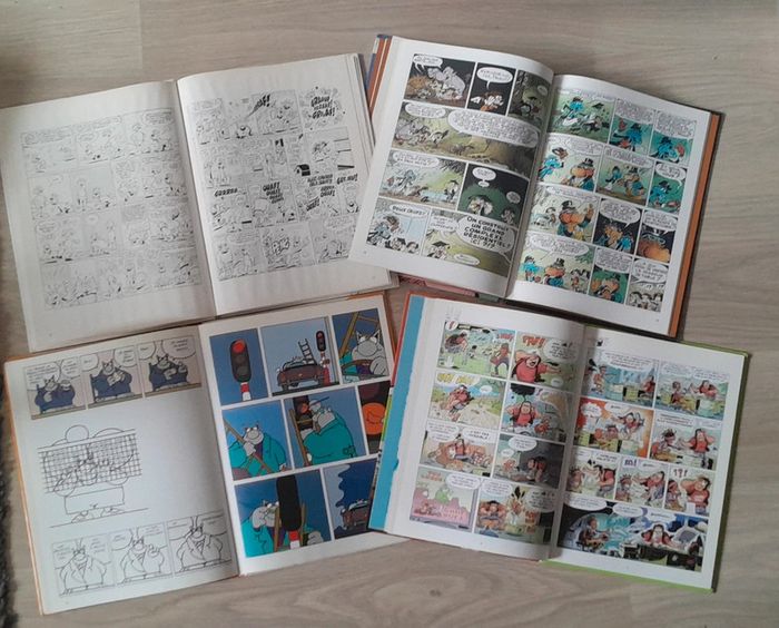 4 BD Geluck ma langue au chat, les informaticiens la jungle en folie gai-luron - photo numéro 3