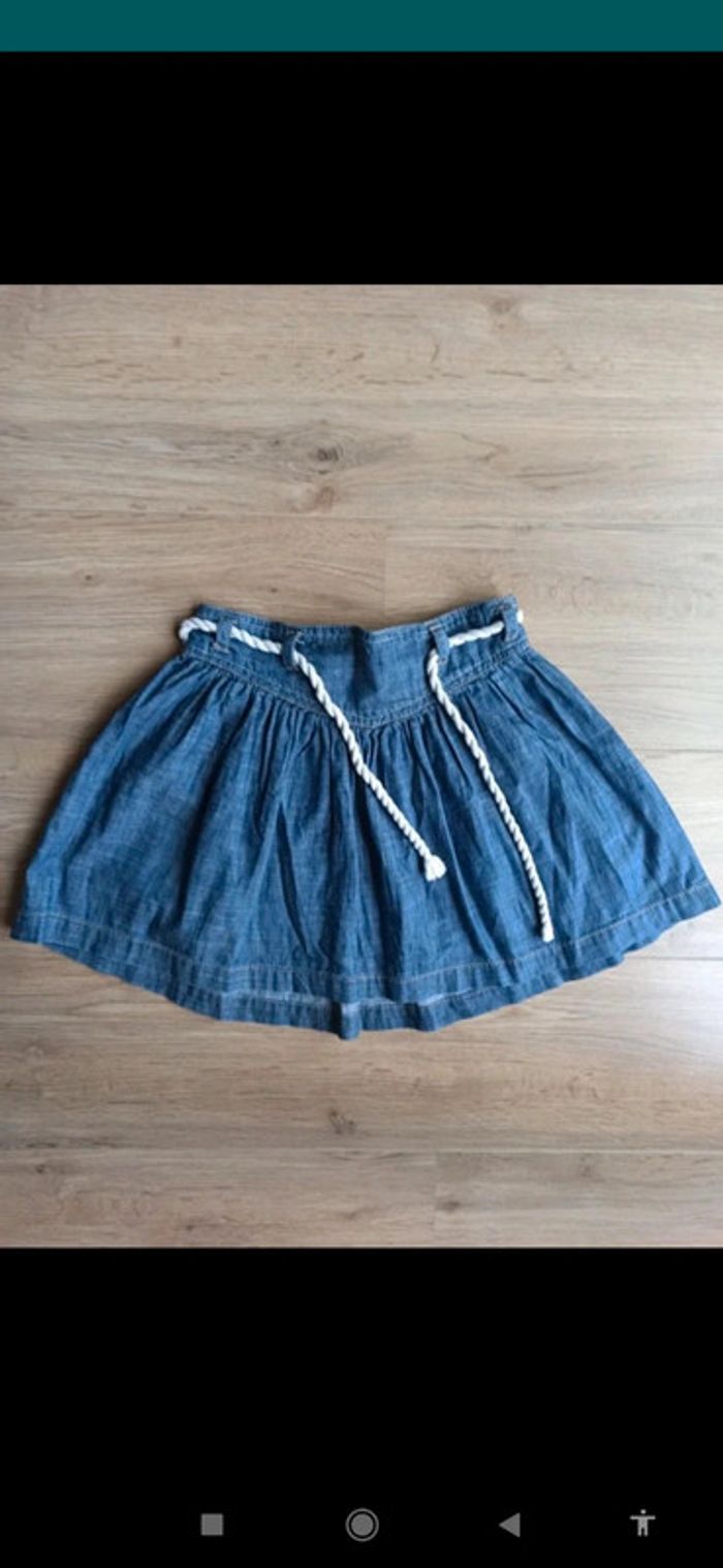 Jupe en jean kids graffiti Galeries Lafayette 10 ans