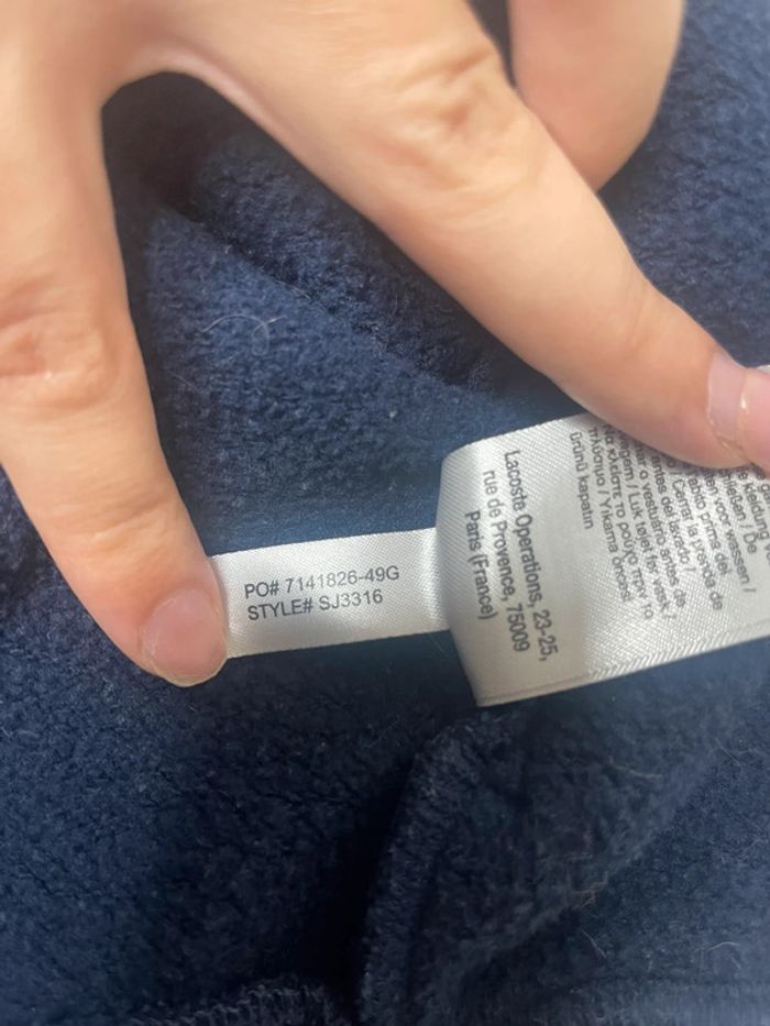 Veste zippé Lacoste - photo numéro 5