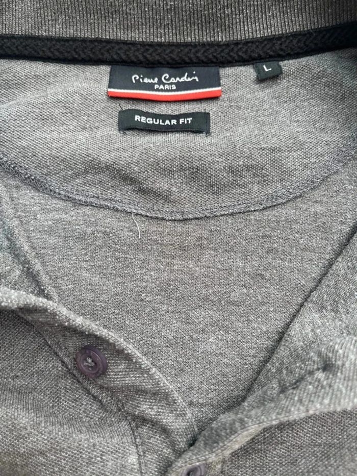 Polo ML gris Pierre Cardin taille L - photo numéro 2