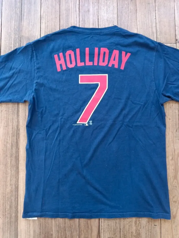 T-shirt Pro us MLB Cardinals st louis #7 holliday - L - photo numéro 5